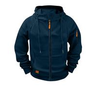 Sweat à Capuche Homme Veste Polaire Sweat Manches Longues Pull Homme Couleur Unie Veste Mi Saision Automne Hiver Hoodie DéContracté Confortable Cardigan Jacket Mi Saison Pull De Travail