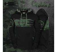 sweat à capuche Hotspot Design mod.fishing mania CARPFISHING CAMO "SIZE M"