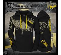 Hotspot Design Fishing Mania Catfish Sweatshirt Noir 2XL Homme