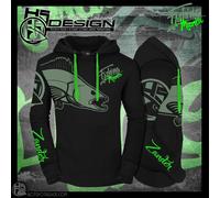 Hotspot Design Fishing Mania Zander Sweatshirt Noir M Homme