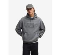 Sweat à capuche HUGO Ditchle gris - S