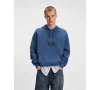 Sweat à capuche HUGO Duspliter bleu - M