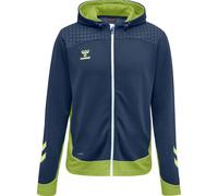 Hummel Sweat à capuche hmlLEAD polyester zippé Bleu S Homme