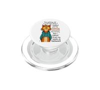 Sweat à Capuche Humoristique avec Inscription « Funny Cat Getting Old » PopSockets PopGrip pour MagSafe