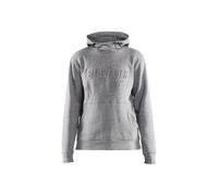 Sweat à capuche imprimé 3D femme Gris-Chiné 35601157 - Taille au choix