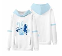 Sweat à capuche imprimé Anime That Time I Got Reincarnated as a Slime pour les fans de manga Slime, cadeau de cosplay, Blanc 1, 3XL