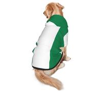 Sweat à capuche imprimé drapeau du Nigeria pour chiens de taille moyenne à grande taille, chaud, doux, respirant, facile à porter pour l'hiver et l'automne, pull pour animal domestique