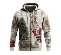 Sweat à capuche imprimé « Love In Christmas Merry And Oh Come Let Us Him » pour les vacances, l'entraînement, les cadeaux de Noël, vert menthe, XL