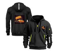 Sweat À Capuche Imprimé pour Homme Motif D.u.ke.s G.en.eral L.e.e Car Veste De Sport Demi Zip Style Streetwear Manches Longues Doux Et Confortable-HeiSe||3X_l