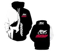 Sweat À Capuche Imprimé pour Homme Vêtements De Sport Pull M.o.to.G.P Manteau Printemps Automne Manches Longues Shirt avec Poches Haut Confortable Veste-C||x_s