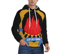 Sweat À Capuche Imprimée République Socialiste De Yougoslavie Blason National Homme Pull Sweat Veste Décontractée Sport Polaire Quotidien Travail Douce Légère Chaude Confortable Peau