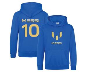Sweat à capuche inspiré de Lionel Messi pour enfants de 3 à 13 ans, numéro 10#10