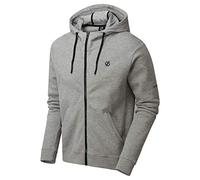 Sweat à Capuche intégral Dare2B Modulus pour Hommes en Jersey de Coton Gris Clair | Doux à Porter avec Poignets côtelés.