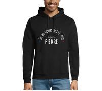 Sweat à capuche Je ne vous jette pas la pierre Pierre - Réplique dans le film Le pêre Noël est une ordure - Réplique culte - Homme XXL