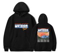 Sweat à capuche Josiah Queen The Mt. Zion Tour unisexe décontracté à manches longues, Noir , S-5XL