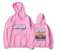 Sweat à capuche Josiah Queen The Mt. Zion Tour unisexe décontracté à manches longues, rose, S-5XL