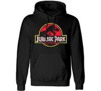 Sweat à capuche Jurassic Park Distressed Logo Noir: Moyen Noir G