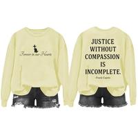 Sweat à capuche Justice Without Compassion Is Incomplet, Justice Without Compassion Is Incomplete Sweatshirt, Khika., XXL