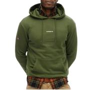 Superdry Sweat à capuche uni pour homme, vert armée, XL, Vert militaire., XL
