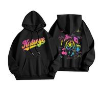 Sweat à Capuche Katseye Tournée Mondiale Impression Katseye Merch Hoodie | Katseye Wild Sweat Capuche Katseye Recto-Verso Imprimé Wild Katseye Coupe Ample Multi-couleurs Tenue Idéale Pour Concert