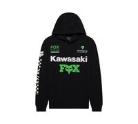 Sweat À Capuche Kawasaki Noir Homme