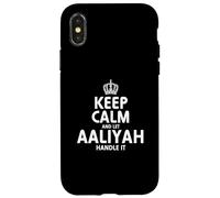 Sweat à Capuche Keep Calm Aaliyah Coque pour iPhone X/XS