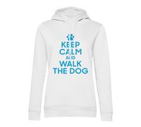 Sweat À Capuche Keep Calm And Walk The Dog Parodie Chien Animaux