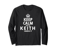 Sweat à Capuche Keep Calm Keith Manche Longue