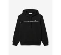 Sweat à capuche Lacoste Classic Fit Logo Stripe noir pur - L