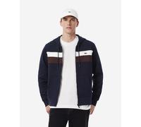Sweat à capuche Lacoste Colour-Block Full Zip bleu marine marron blanc - XXL