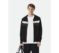 Sweat à capuche Lacoste Colour-Block Full Zip noir vert blanc - L