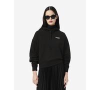 Sweat à capuche Lacoste Logo Oversized noir femme - 38