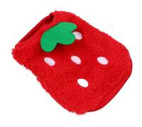 Sweat à Capuche Lapin pour Petits Chiens, Hiver, 3XS | Polaire Rouge , Léger et Confortable, Facile à Enfiler, pour Écureuils et Hérissons