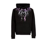 Sweat a capuche leger Lightning pour hommes, noir/violet/gris/fuchsia BLACK/PURPLE/GREY/FUCHSIA S