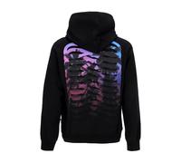 Sweat a capuche leger pour hommes Ribs Sunset Hoodie Noir BLACK XL