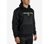 Sweat à capuche Leone 1947 Logo Wacs noir blanc - M