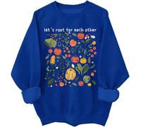 Sweat à capuche Let's Root For Each Other Let's Root For Each Other pour jardin potager, Klein Blue, XXL