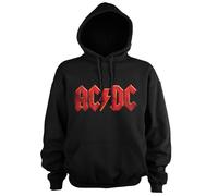 Sweat À Capuche Logo Distressé Officiellement Licencié AC/DC