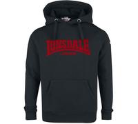 Sweat à Capuche - LONSDALE LONDON - One Tone - Noir - Manches longues - 80% Coton L