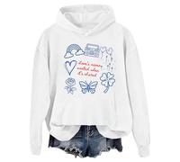 Sweat à capuche Love Is Never Wasted When It's Shared, T-shirt Positive Kindness, Love Is Never Wasted When It's Shared, blanc, XL