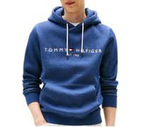 Tommy Hilfiger Sweat à Capuche Homme Tommy Logo avec Capuche, Bleu (Aegean Sea Heather), XL
