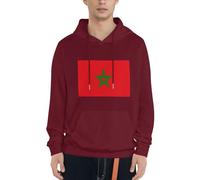 Sweat À Capuche Maroc Drapeau pour Hommes Adultes Et Adolescents Sweatshirt pour Patriotes Hoodie Hommes Femmes Pull À Capuche De Loisirs Plusieurs Couleurs du S Au 4XL