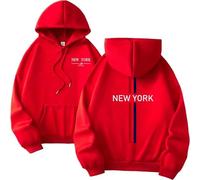 Sweat a Capuche Marque Noel Oversize Grosse Gros Haut Meilleur Clair Creme des Chauds Over Eponge Framboise Rembourré Colore Grand Tate Monsieur Visionnaire