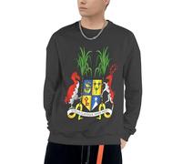 Sweat À Capuche Maurice Emblème National pour Hommes Confortable Et Élégant Col Rond Emblème National Imprimé Pull À Capuche avec Poches pour Usage Quotidien Activités De Loisirs du S Au 4XL