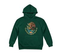Sweat À Capuche Mexique Emblème National pour Femmes Adultes Et Adolescents Doublure Polaire Sweatshirt pour Patriotes Hoodie Femmes Femmes Pull À Capuche pour Usage Quotidien Activités