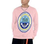 Sweat À Capuche Micronésie Emblème National pour Hommes Confortable Et Élégant Col Rond Emblème National Imprimé Pull À Capuche avec Poches pour Usage Quotidien Activités De Loisirs du S Au 4XL