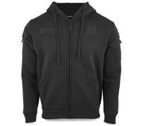 Sweat à capuche - MIL-TEC - Noir - 4 poches - Sortie écouteurs - Mixte XXL