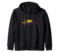 Sweat à Capuche Motif Drapeau colombien Sweat à Capuche