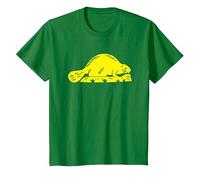 Sweat à Capuche Motif Drapeau de l'Oregon - Castor T-Shirt, Enfant, Vert Kelly, 8 Ans