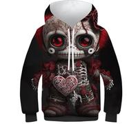 Sweat à Capuche Motif étoile de Baseball pour Enfants, garçons et Filles, Pull à Capuche Amusant, imprimé 3D, vêtements de Sport pour Jeunes